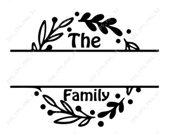 Download Last name svg | Etsy