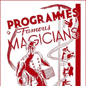 PROGRAMME DER BERÜHMTEN ZAUBERER Von Max Holden (1937)
