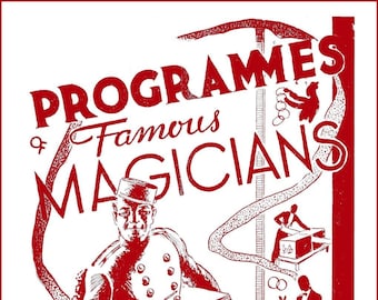 PROGRAMME DER BERÜHMTEN ZAUBERER Von Max Holden (1937)