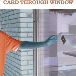 CARD THROUGH WINDOW as Performed by David Blaine / Magic Card Trick Instructions