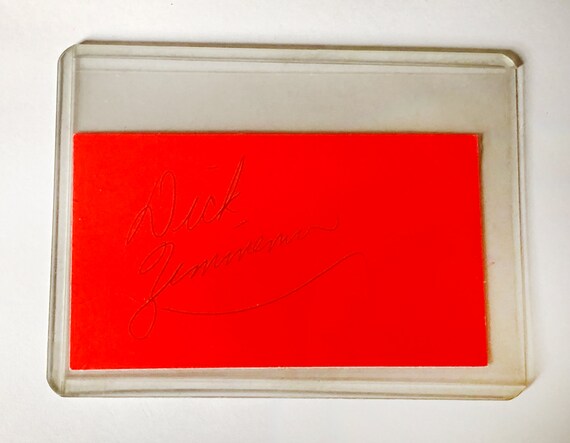 Magician Dick Zimmerman S Autograph Etsy