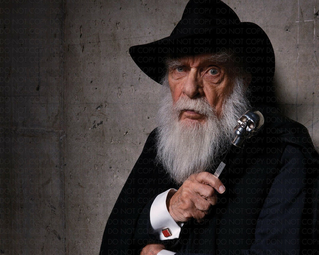 DARK & MYSTERIOUS 8 X 10 of the Amazing Randi / Archival Magician Photo ...