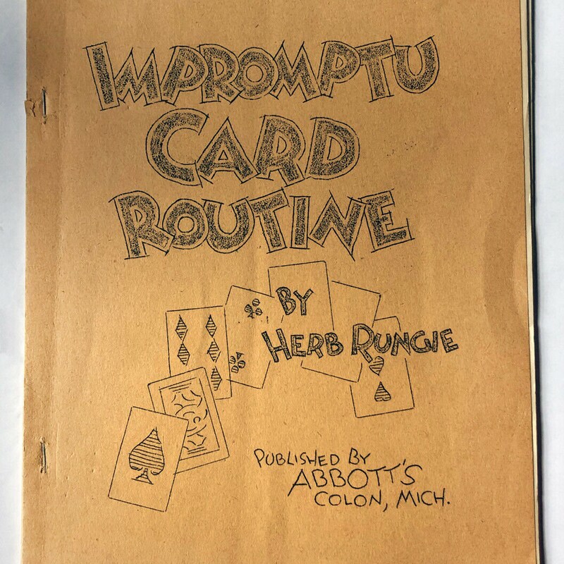 Impromptu Card - Etsy