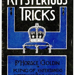 TRUCOS MISTERIOSOS de Horace GOLDIN / Instrucciones de magia con cartas vintage