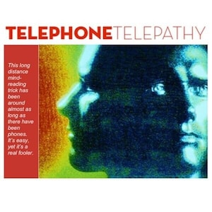 TELEFON TELEPATHIE / Mentalismus Zaubertrick Anleitung