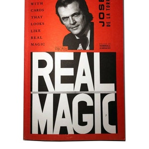REAL MAGIC by Jose De La Torre (1978) / Vintage Close-Up Magic Book