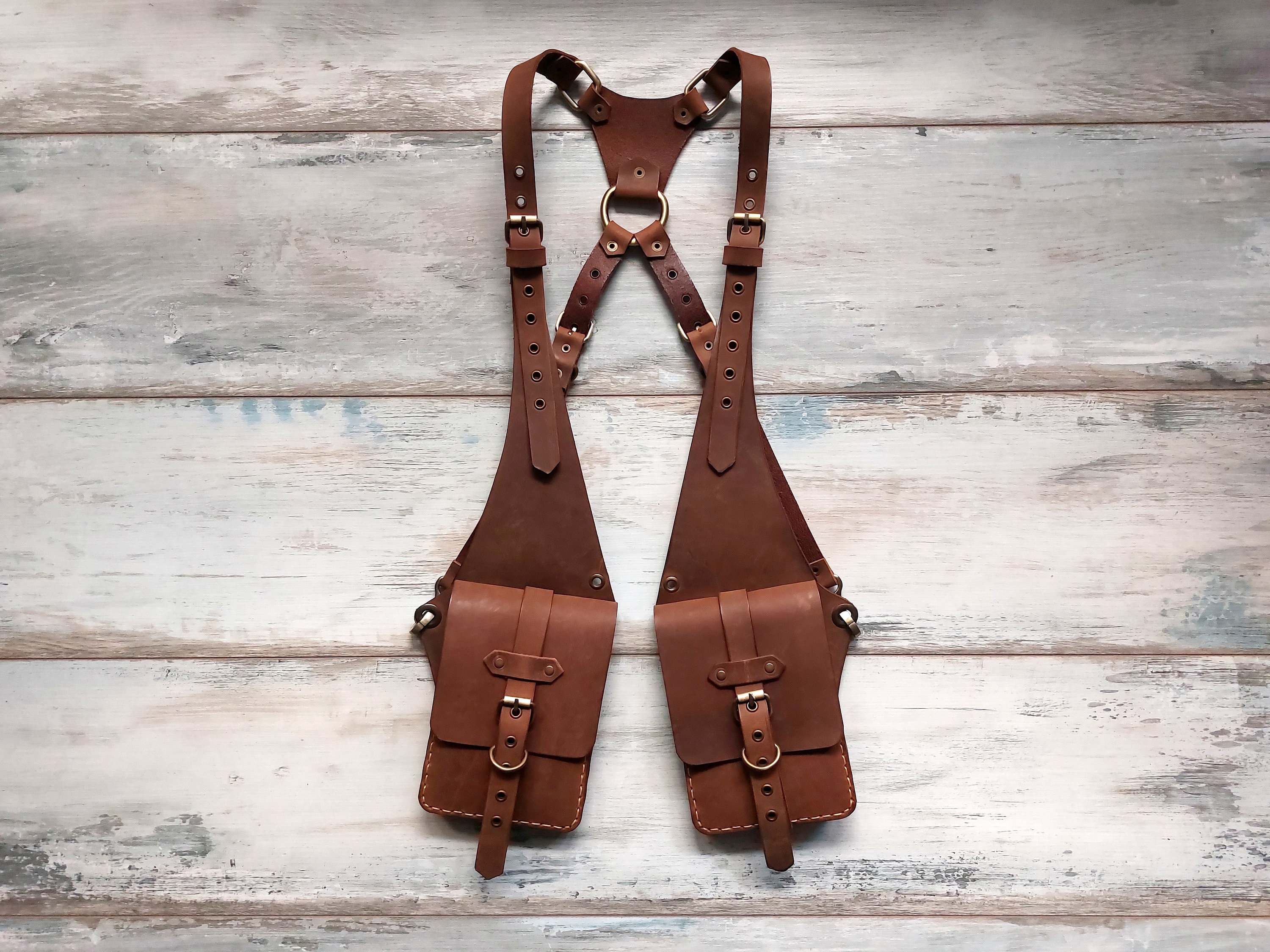 Leather chest rig bag best sale