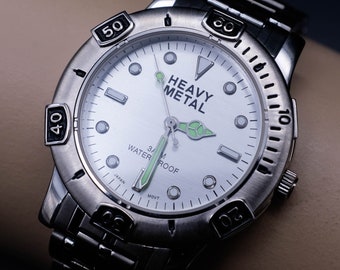 1980's Vintage Quartz Wirst Watch Retro & Ultra Unique Design, SteamPunk Style, Watch Collector,