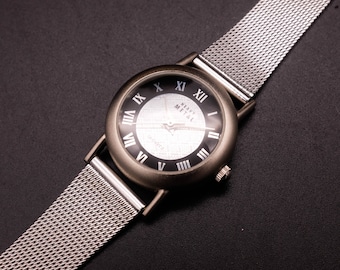 1980's Vintage Quartz Wirst Watch Retro & Ultra Unique Design, SteamPunk Style, Watch Collector,