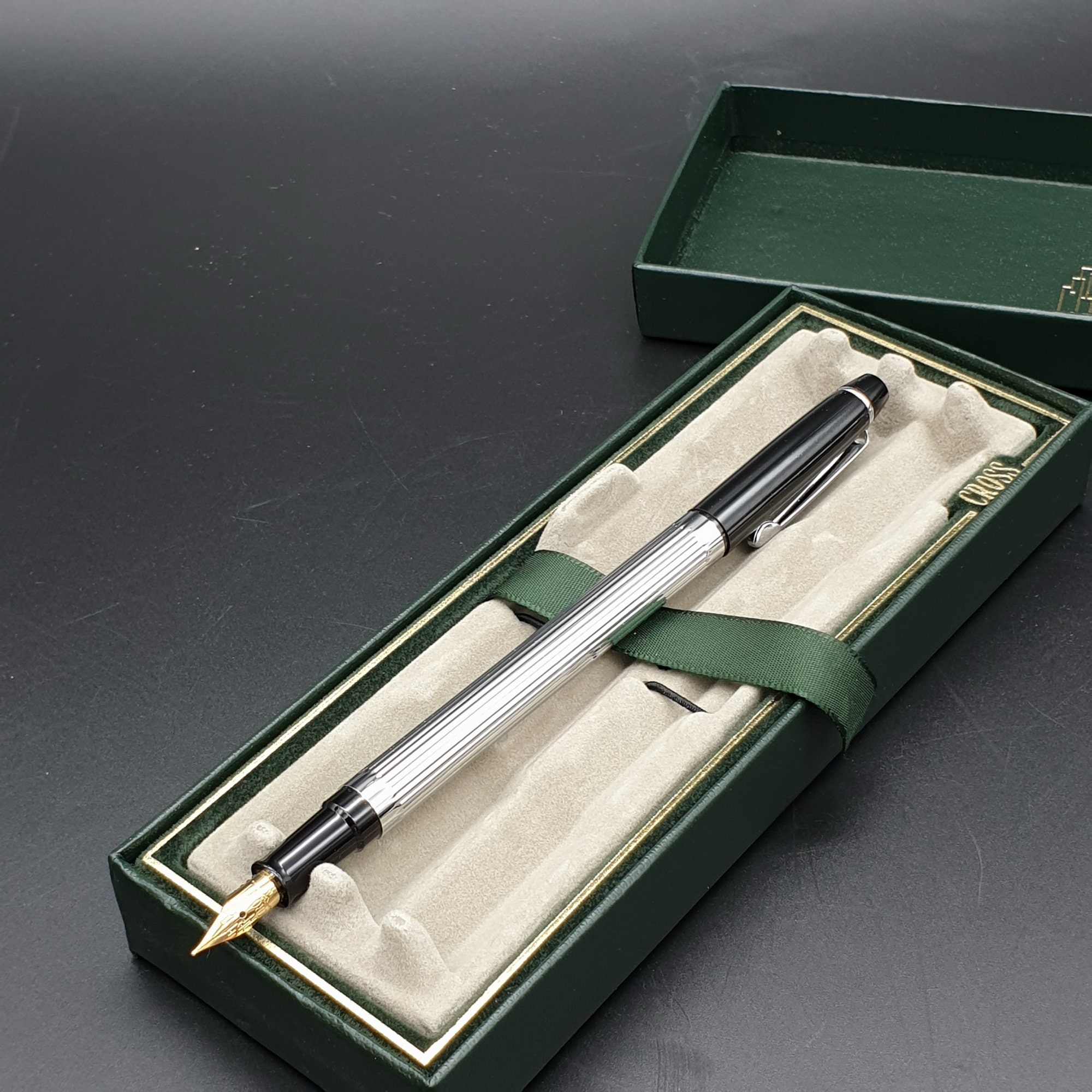 CROSS 316 SILVER Fountain Pen Etsy
