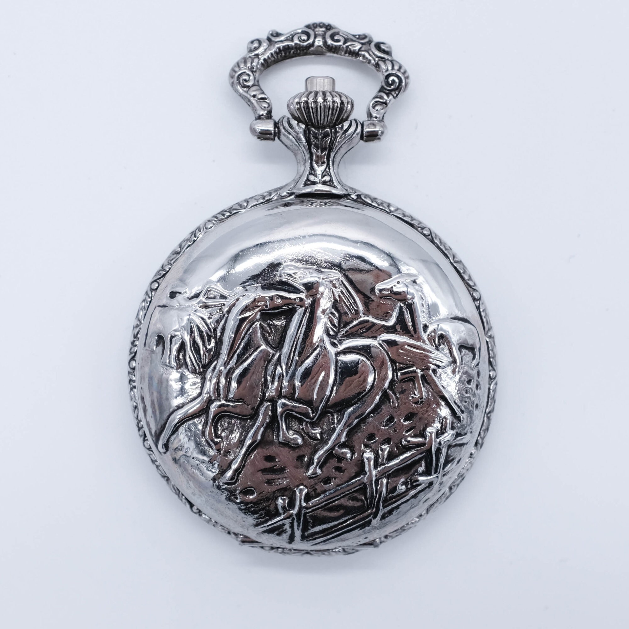 Horse Pocket Watch Unique Antique Watch tin Gift Box japan Etsy