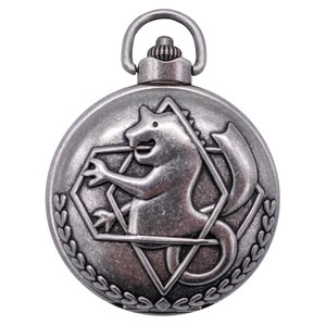 Official Licensed Fullmetal Alchemist Edward Elric Cosplay(costume) Pocket Watch Made in Korea - Antique Plate Ver. FREE Gift Event