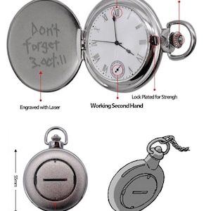 Official Licensed Fullmetal Alchemist Edward Elric Cosplay(costume) Pocket Watch Made in Korea - Shinning Plate Ver. Free Gift EVENT image 5