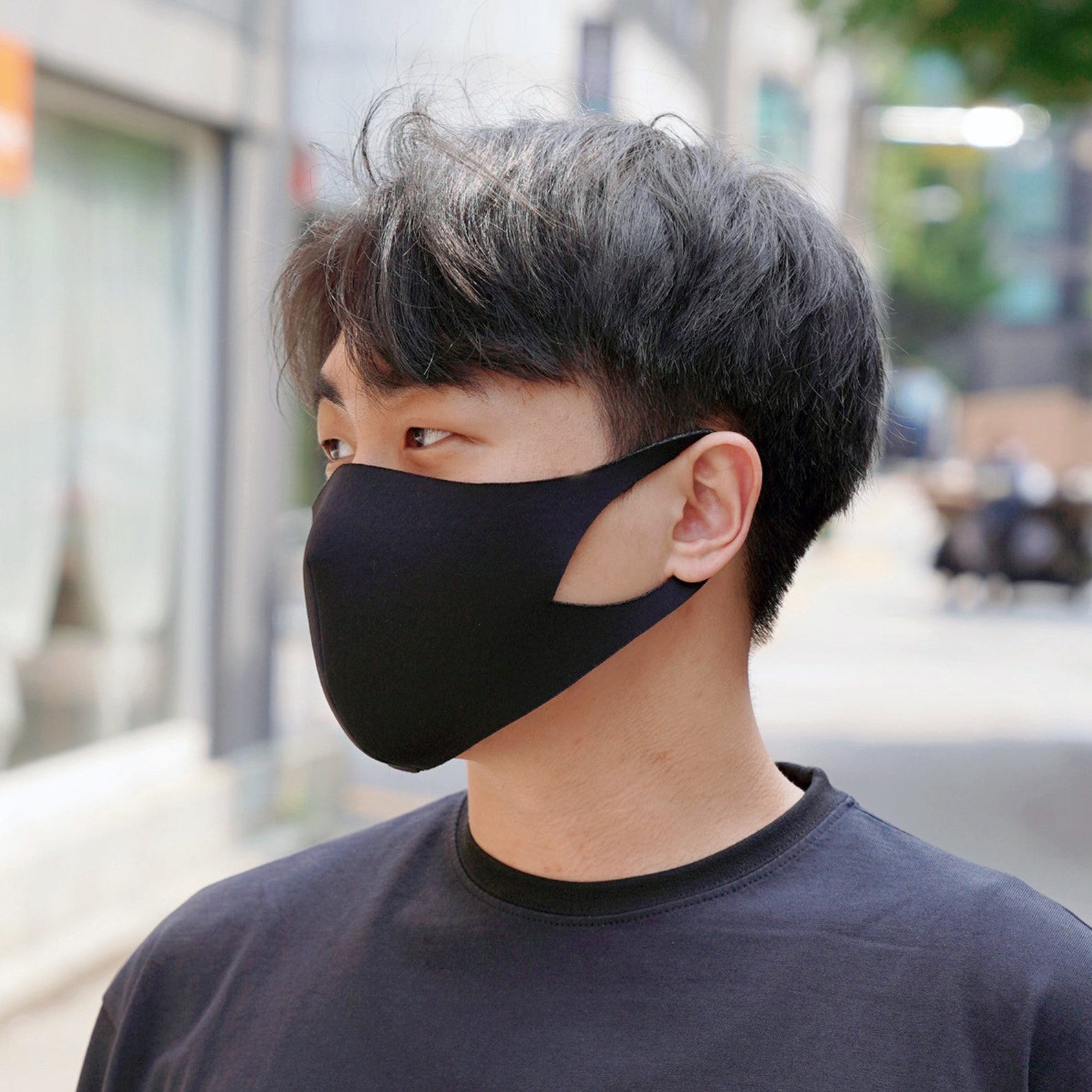 50PcSet BLACK Korea Celebrity Kpop Mask Washable Reusable Etsy