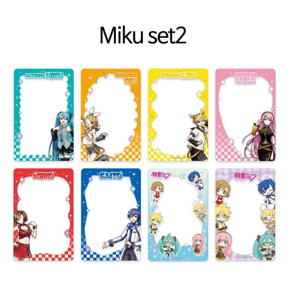 Hatsune Miku Transparent Photo Card Set Korean Pop-up Store