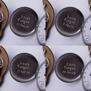 Official Licensed Fullmetal Alchemist Edward Elric Cosplay(costume) Pocket Watch Made in Korea - Antique Plate Ver. FREE Gift Event Custom Engraving