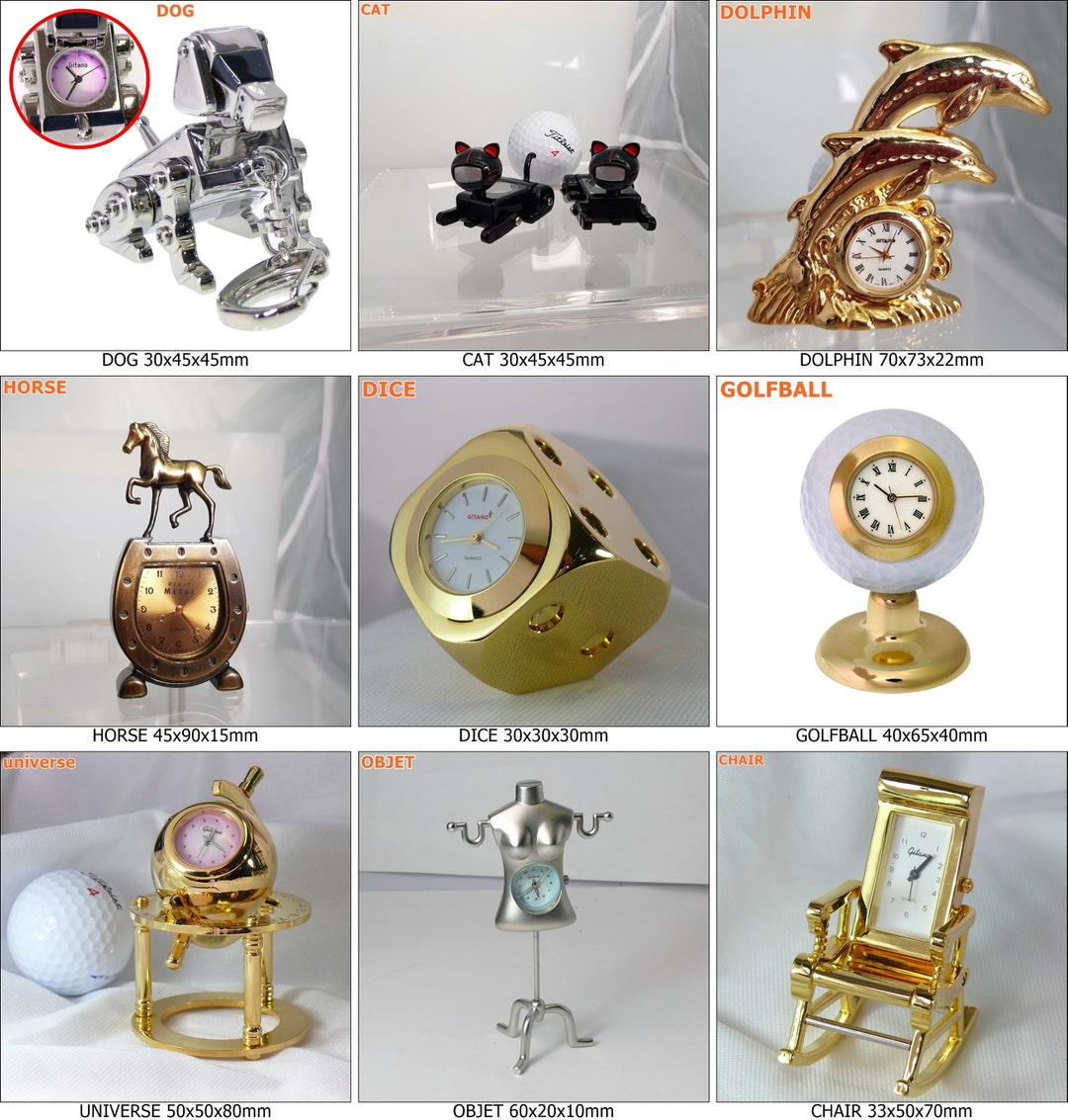 Mini Cute Table Clock for Home Deco / ET0017 Etsy