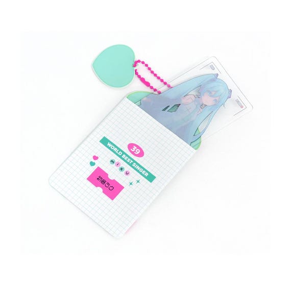 Hatsune Miku Photo Card Holder Korean Pop-up Store Product - Etsy
