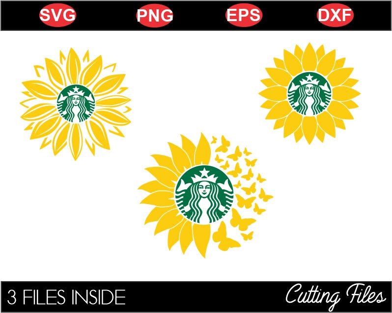 Download Sunflower Starbucks SVG Sunflower Tumbler Sunflower | Etsy