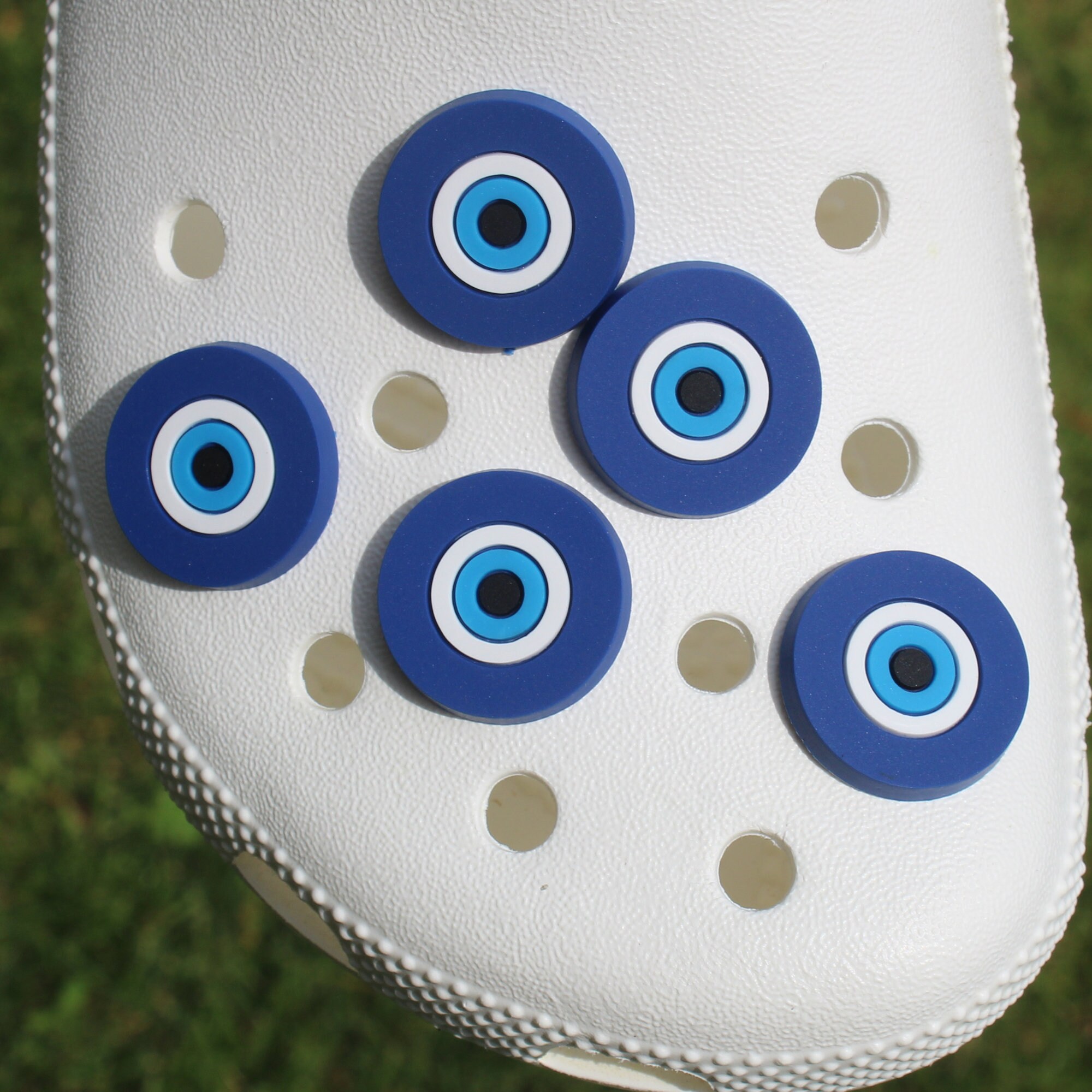 evil eye shoe charm, trendy Shoe Charms Set, evil eye charm set ,
