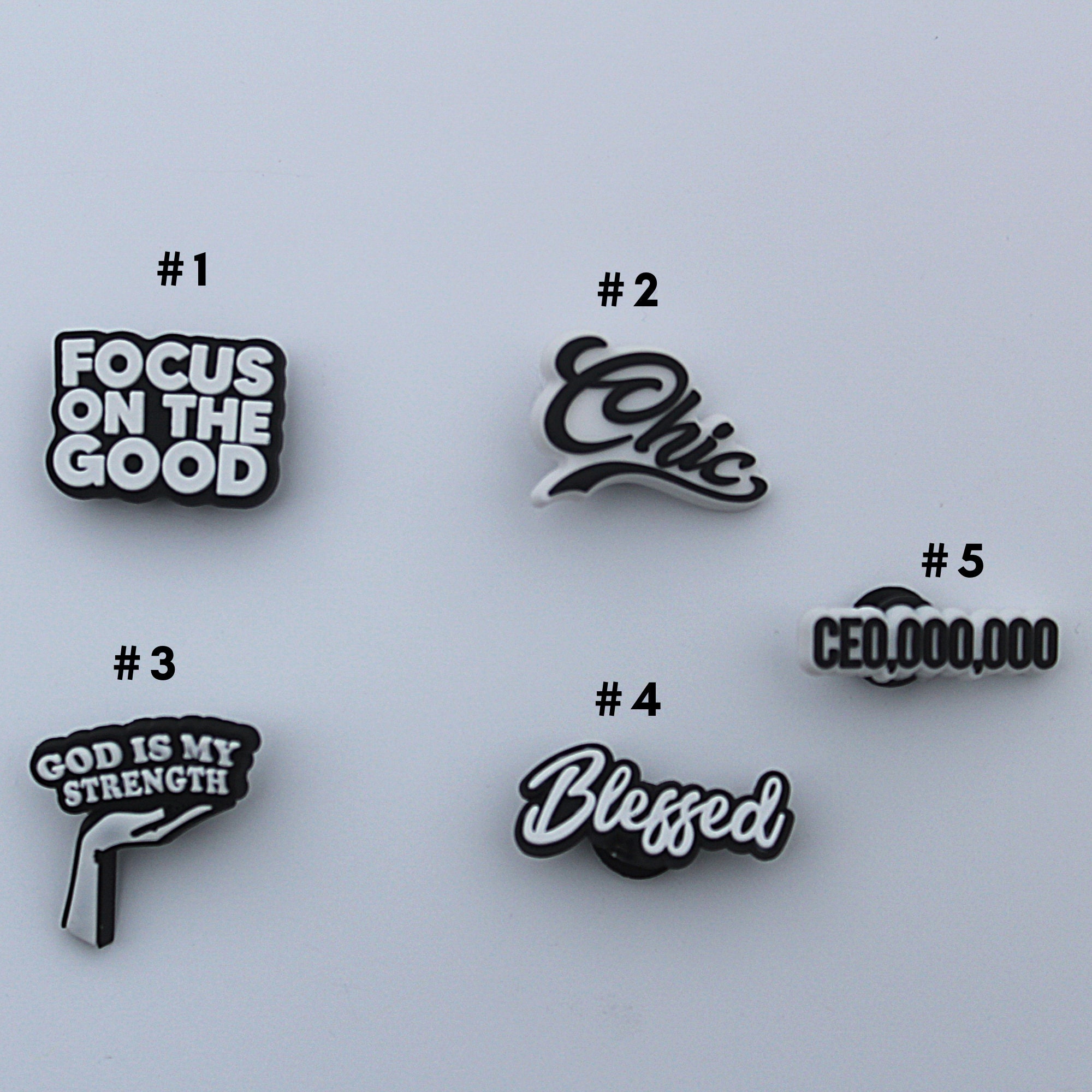 Trendy croc charms , Blessed croc charms, clog charms