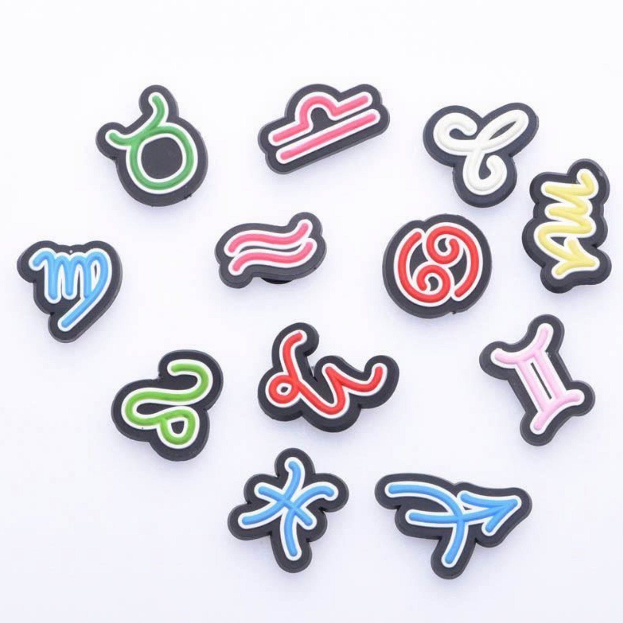 Zodiac Shoe Charms , regular clog Charm,  Horoscope clog charm, const…