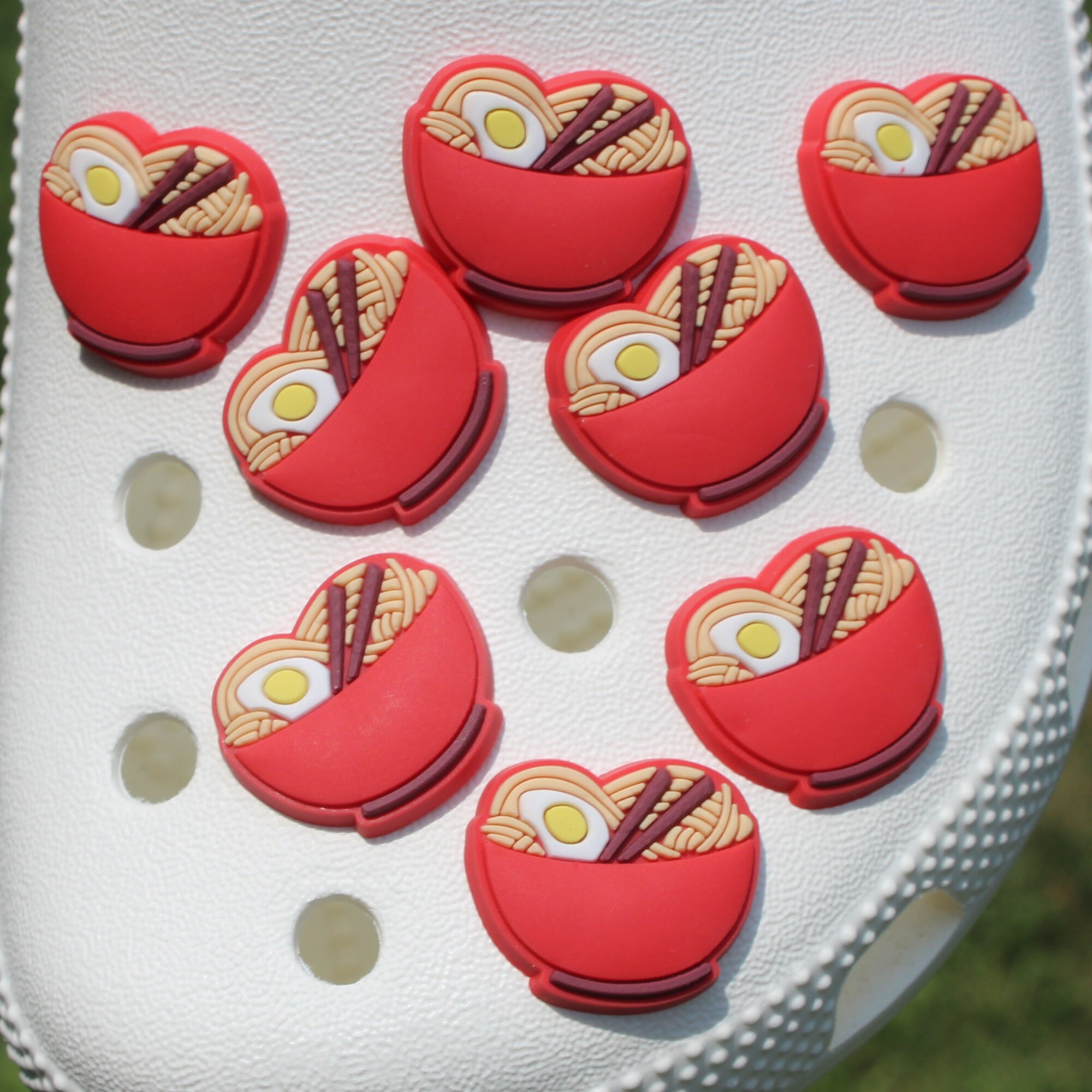Noodles Shoe Charms , Noodles charm , Food croc charm, summer croc ch…