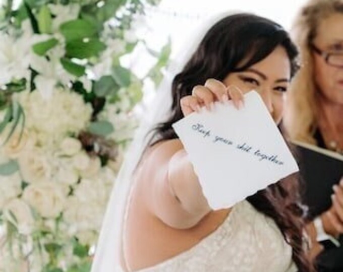 Keep your shit together Handkerchief- The Perfect Wedding Gift Handkerchief, Bride, Groom. Embroidered in Your Color Great Personalized Gift