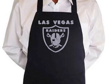 Sports Team Apron- by Embroiderablelinens, Embroidered in Your Choice of Color Thread. Makes a great gift for a Griller or any Sports Fan!