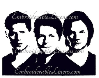 Supernatural- Embroidery Design- 5x7- Machine Embroidery Designs - INSTANT DOWNLOAD