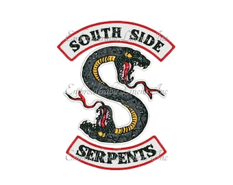 South Side Serpents - Embroidery Machine Design- 8inx10in -INSTANT DOWNLOAD