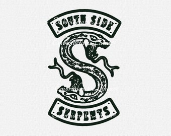 South Side Serpents- Embroidery Machine Design- 5in x 7in -INSTANT DOWNLOAD