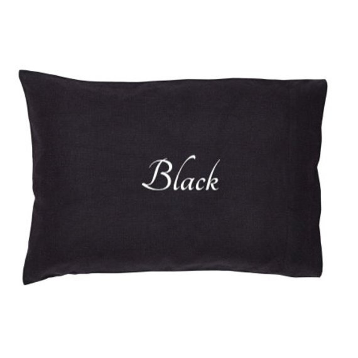 Custom Embroidered Pillowcase Embroidered on Edge Etsy