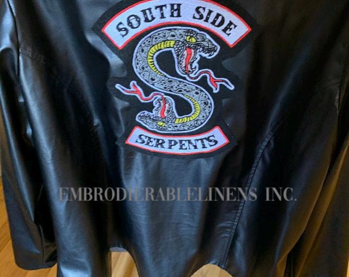 South Side Serpents- Embroidery Machine Design- 5in x 7in -INSTANT DOWNLOAD