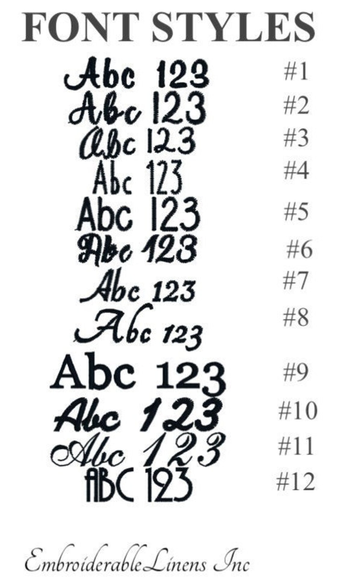 Custom Embroidered Pillowcase Embroidered on Edge Etsy