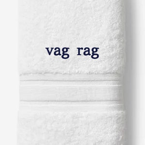 Personalized Embroidered Hand Towel - Gag Gift, Custom Name image 6
