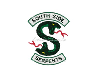 South Side Serpents - Embroidery Machine Design- 5in x 7in -INSTANT DOWNLOAD