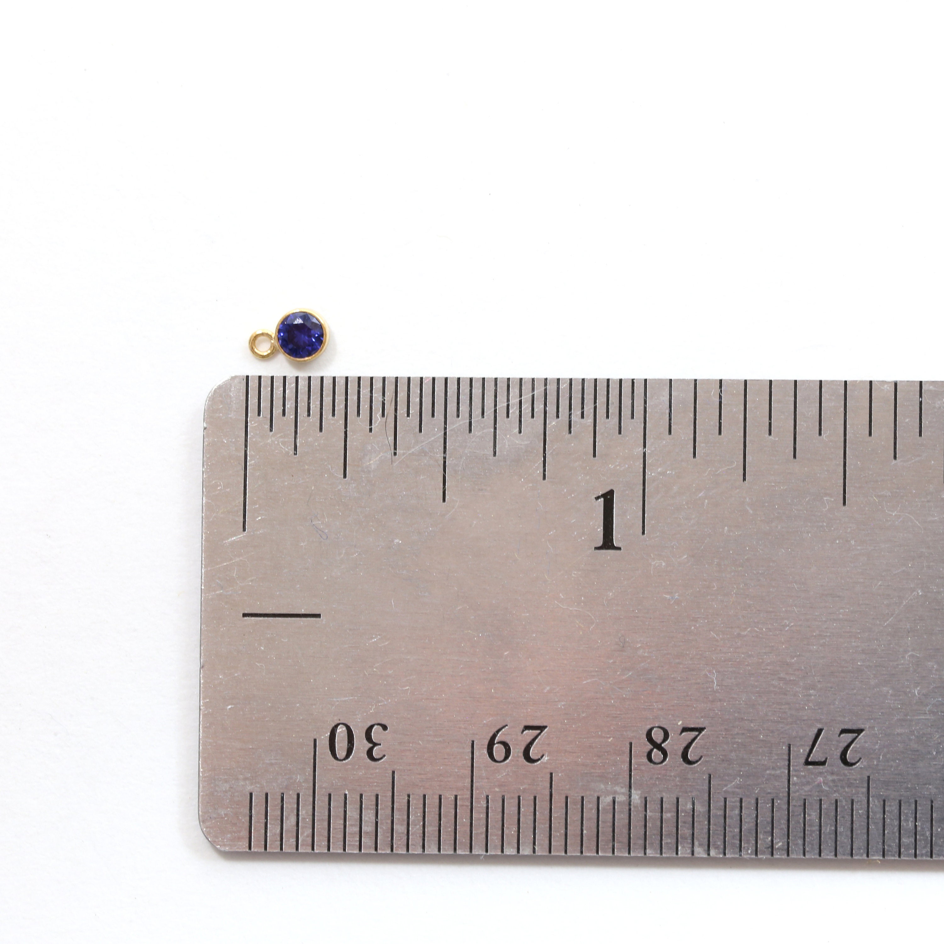Cubic Zircon Crystal Teardrop Charms, CZ Earring Charms,14k