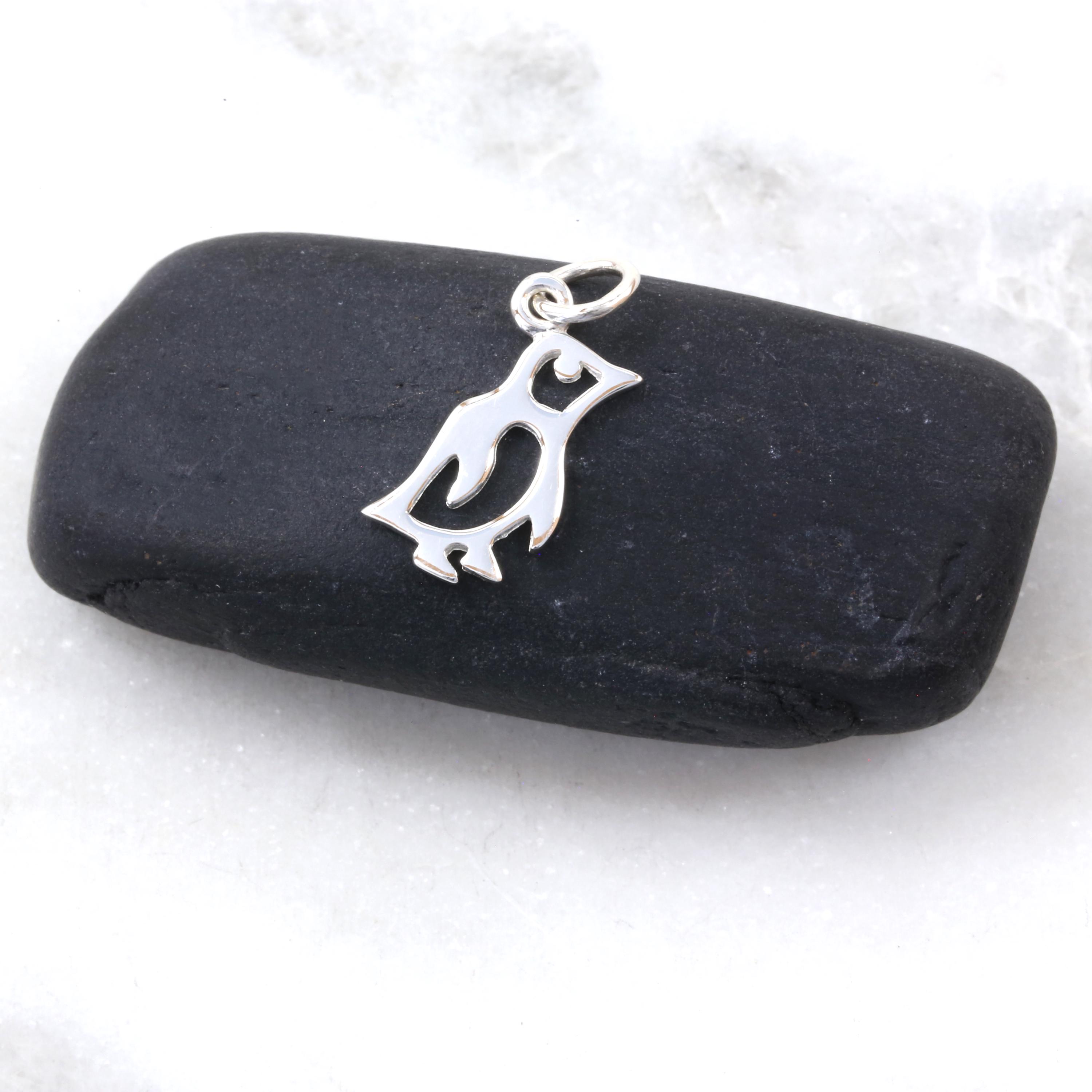 Pinguin TINY Sterling Silber Charm .925 x 1 Pinguin Charms