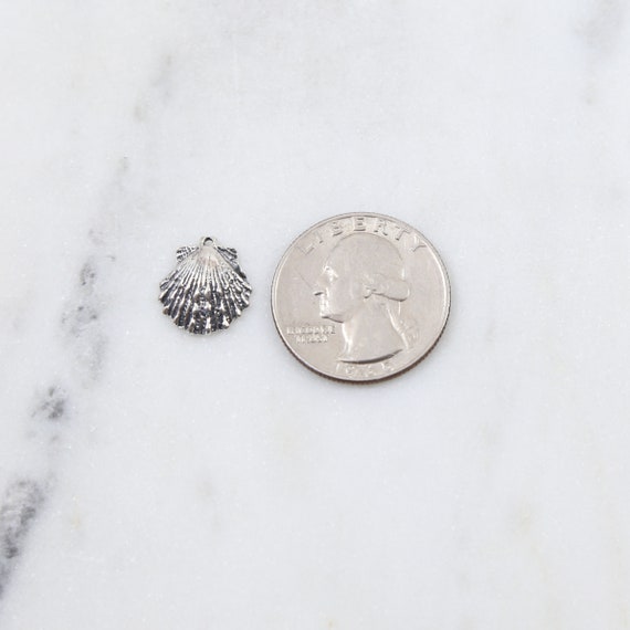 Solid Sterling Silver Rhodium Plated Sand Dollar Ring