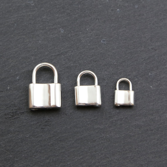 925 Silver Padlock 