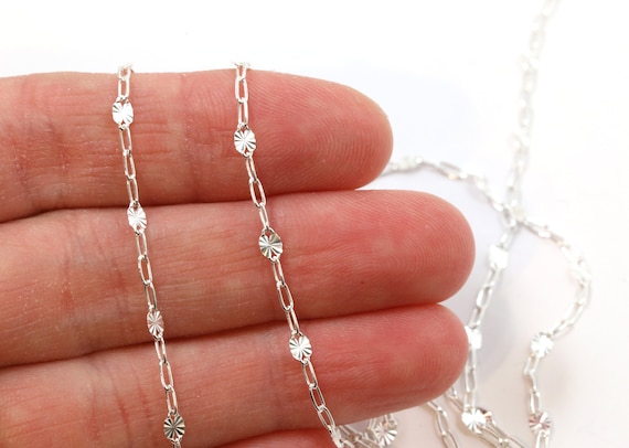 Sterling Silver Laser Sparkle Textured 2mm Endless Earrings - 41mm Sterling Silver Laser Sparkle Textured 2mm Endless Earrings - 41mm
