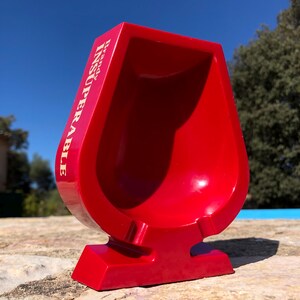 1960s Spanish Ashtray. Gonzalez Byass Brandy Glass Shape. Insuperable. Fabulous Vintage Souvenir. Barware. Mancave. Advertising Collectable.