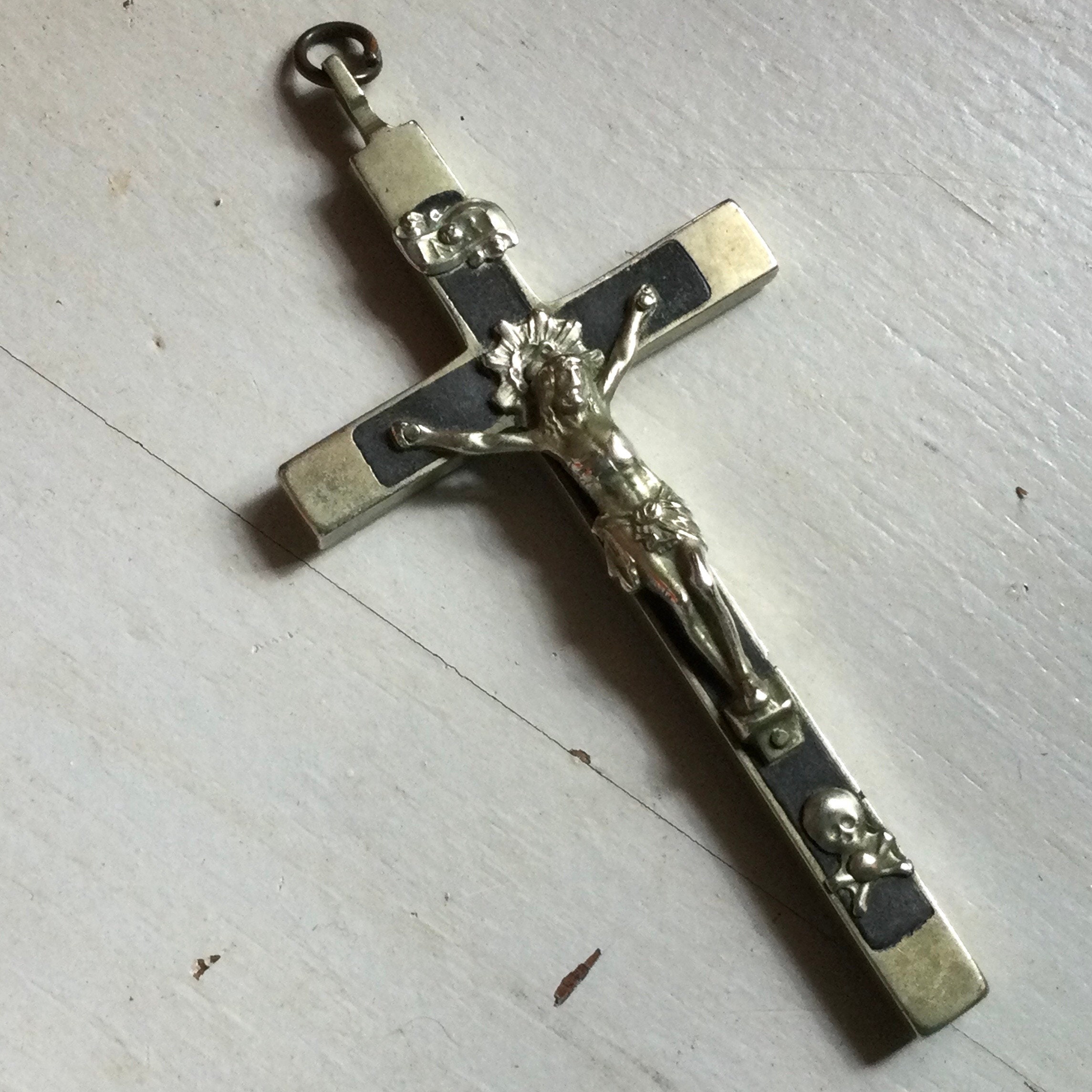 Spanish catholic cross necklace best sale