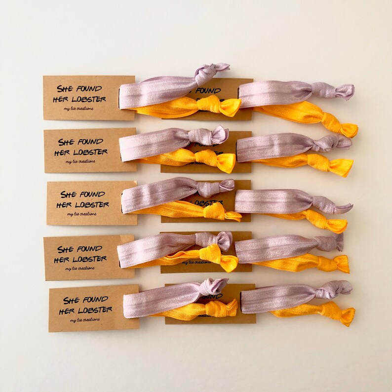 she found her lobster Friends inspired bachelorette favour Tie Set friends themed bachelorette favours friends themed bachelorette