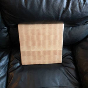 Maple end grain cutting board 9x12