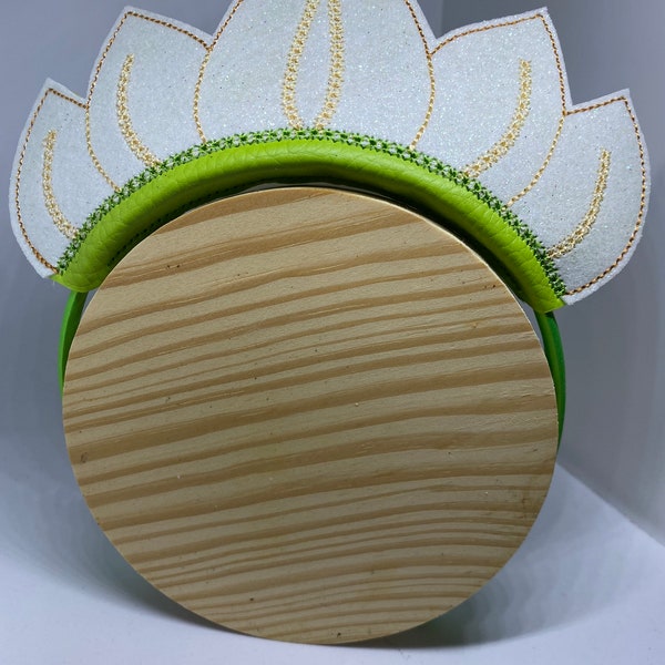 Disney Tiana inspireerde Waterlily Tiara Crown Hoofdband Lichtgewicht voor Kind