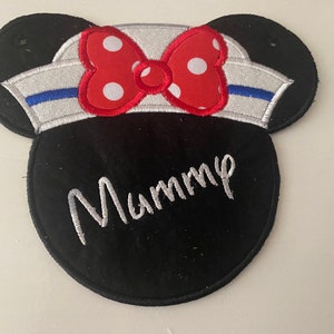 Personalised Disney Cruise Line inspired Stateroom Door Decor Bunting Banner Sailor Minnie Mickey