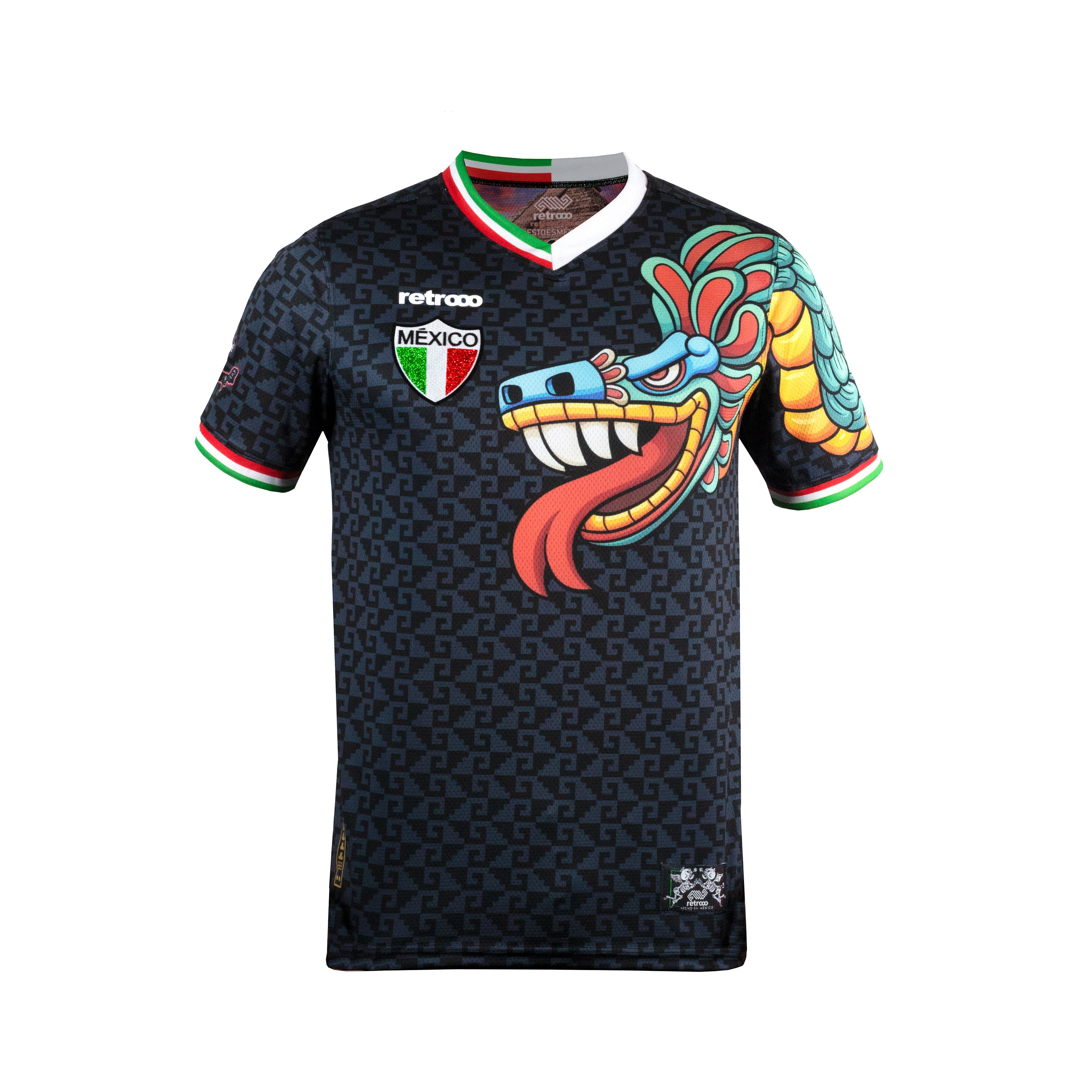 Mexico Retro – Camiseta mexicano Jersey de fútbol, hombre 3XL, Jaspeado  oscuro