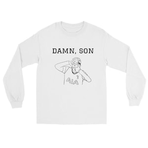 Spurs Long Sleeve Shirt - Spurs Son Heung-min Shirt - Son Heung-Min Shirt - Son Heung-Min Football - South Korea - Premier League